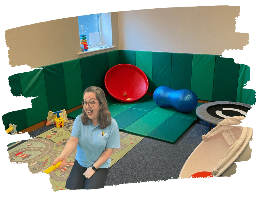 SensoryIntegration Julie in her room